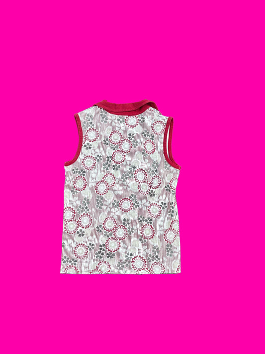 70's inspired collard tank size M/L