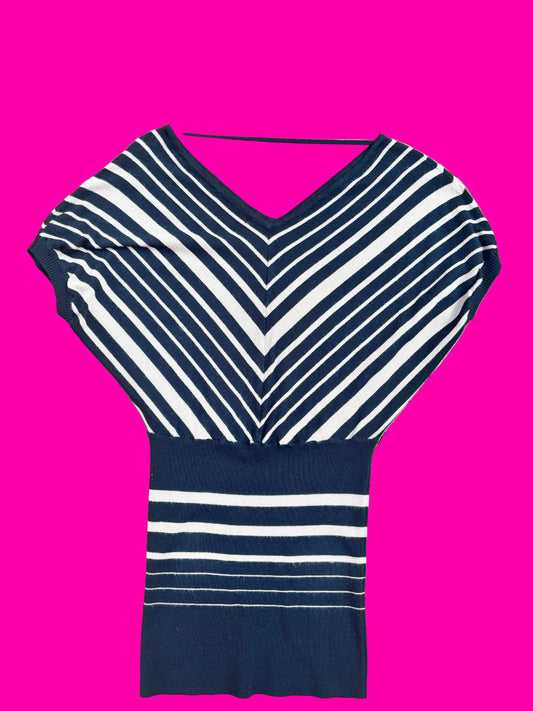 Plastic stripped going out top size XS