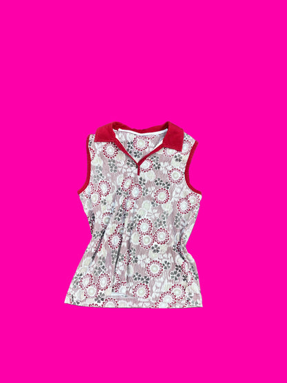 70's inspired collard tank size M/L
