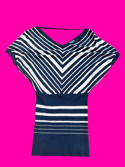 Plastic stripped going out top size XS
