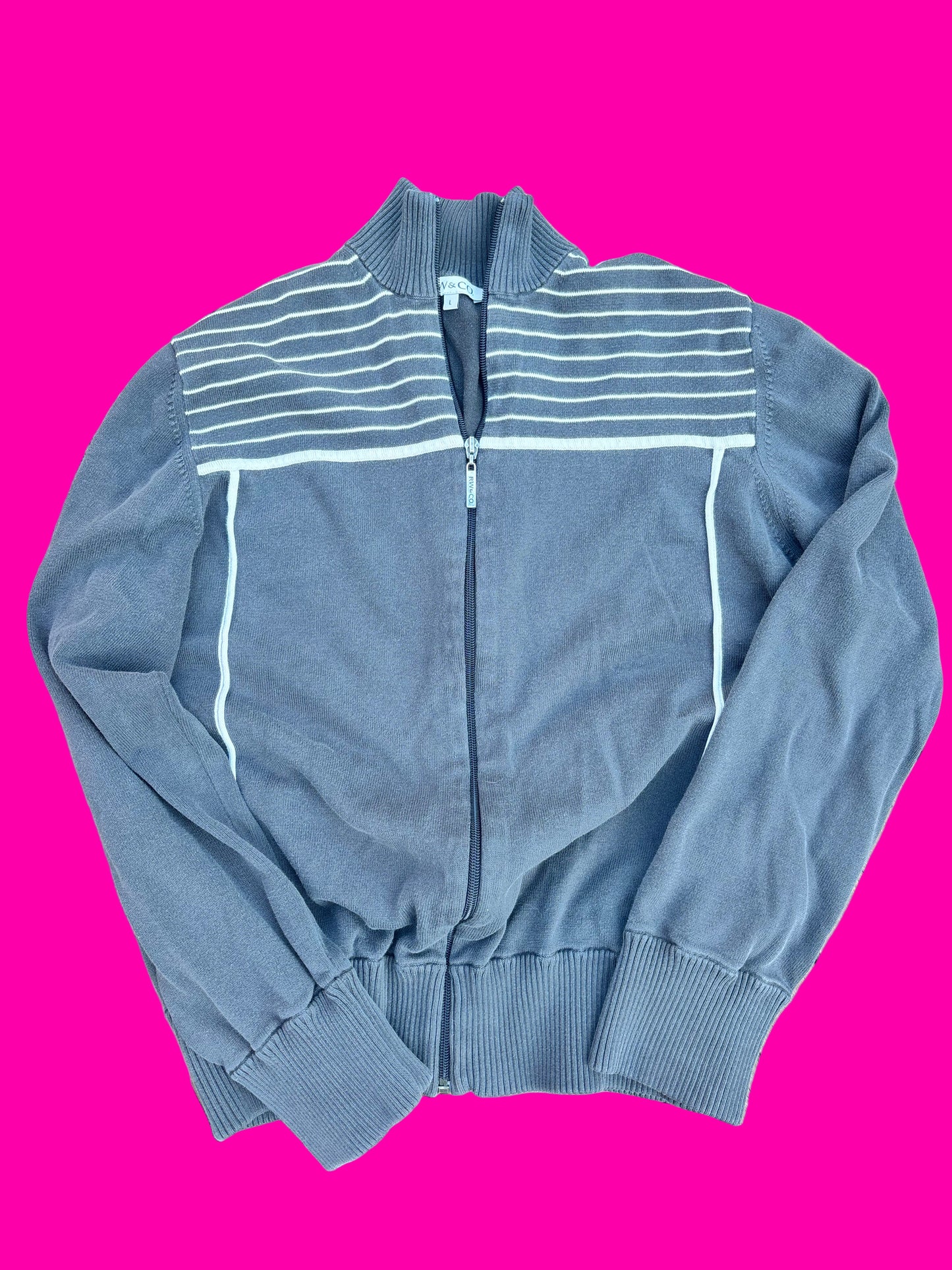 RW & CO stripped sweated size L